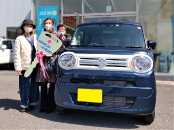 カスタマイズされたワゴンRスマイルGをご納車